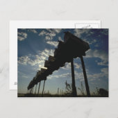 郵便は郵便はがきを囲みます ポストカード (正面/裏面)