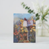 郵便を待つカーディナル ポストカード (スタンド正面)