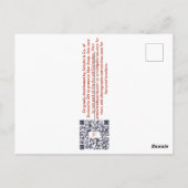 郵便を持ってる！ ポストカード (裏面)