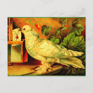 郵便を持ってる！ ポストカード