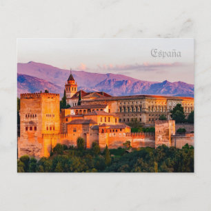 郵便パラシオCarlos V en Granada – エスパーニャ ポストカード