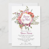 郵便ブライダルシャワー 招待状 (正面)