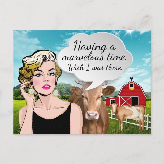 郵便ユーモアのあるカード ポストカード (正面)