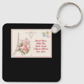 郵便レディーキャリアメール郵便で混乱しない キーホルダー (裏面)