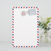 郵便事業回収文房具 便箋 (スタンド正面)