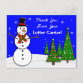 郵便係ありがとうはがき  ポストカード (正面)