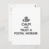 郵便保員の平穏と信頼 ポストカード (正面/裏面)