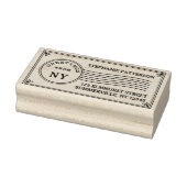 郵便切手あいさつ文差出人住所 ラバースタンプ (スタンプ)