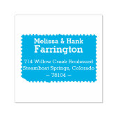 郵便切手の自着差出人住所切手 セルフインキングスタンプ (デザイン)