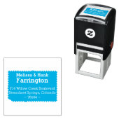 郵便切手の自着差出人住所切手 セルフインキングスタンプ (インサイチュ)