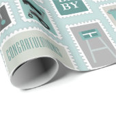 郵便切手ベビー ラッピングペーパー (ロールコーナー)