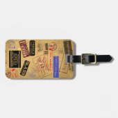 郵便切手ラゲージタグTBA 7/28/2012 ラゲッジタグ (正面横)