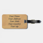 郵便切手ラゲージタグTBA 7/28/2012 ラゲッジタグ (裏面横)