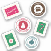 郵便切手付きビニールシール シール (正面)