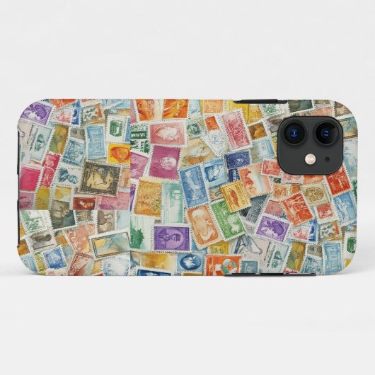 郵便切手水彩 Case-Mate iPhoneケース (裏面(横))