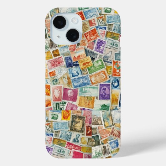 郵便切手水彩 Case-Mate iPhoneケース (裏面)