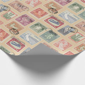 郵便切手 ラッピングペーパー (角)