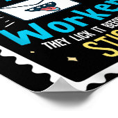 郵便労おもしろい働者ことわざ- Mailman Postman Posta ポスター (角)