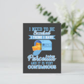 郵便労おもしろい働者郵便人郵便運送業者小包 ポストカード (スタンド正面)