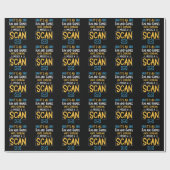 郵便労おもしろい働者郵便配達人 ラッピングペーパー (フラット)