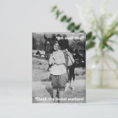 郵便労働者に感謝のポストカード ポストカード (スタンド正面)