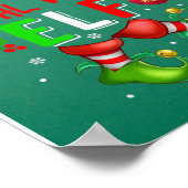 郵便労働者小妖精や小人クリスマス小妖精や小人衣装の恋人 ポスター (角)