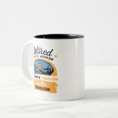 郵便労働者退職バイテンションHello Pension ツートーンマグカップ (正面左)