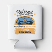 郵便労働者退職バイテンションHello Pension 缶クーラー (裏面)