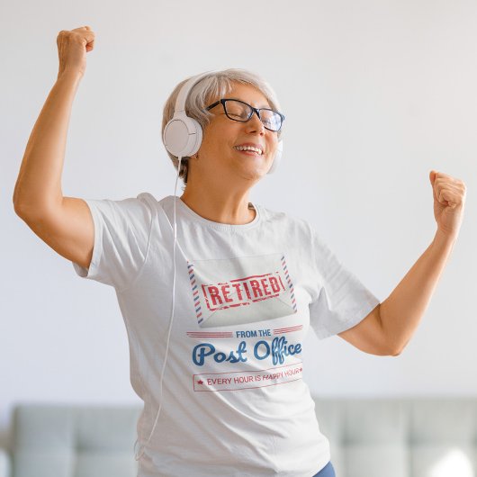 郵便労働者退職郵便運送業者 Tシャツ