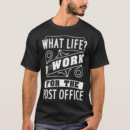 郵便労男性へ働者 Tシャツ (正面)