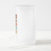 郵便労退職した働者このビールは手に入れた フロストグラスビールジョッキ (中央)