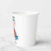 郵便労退職した働者のカスタム退職 紙コップ (左)