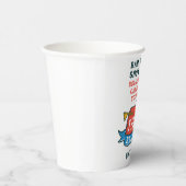 郵便労退職した働者のカスタム退職 紙コップ (右)