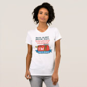 郵便労退職した働者のカスタム退職 Tシャツ (正面フル)