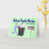 郵便労退職した働者の最終搬送 カード (黄色い花)