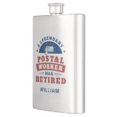 郵便労退職した働者の退職おもしろいFl フラスク (左)