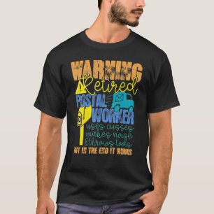 郵便労退職した働者の退職 Tシャツ