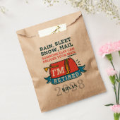 郵便労退職した働者の郵便退職パーティー フェイバーバッグ (封をした状態)