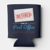 郵便労退職した働者の郵便退職パーティー 缶クーラー (裏面)