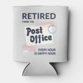 郵便労退職した働者メールマン同僚の退職 缶クーラー (正面)