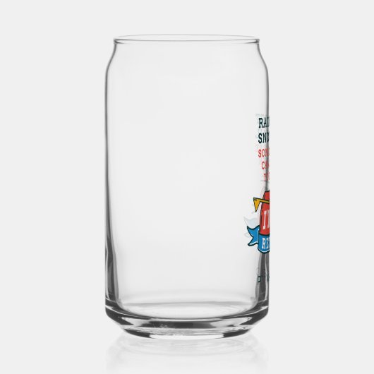 郵便労退職した働者メールマン退職カスタム ガラス缶 (右)