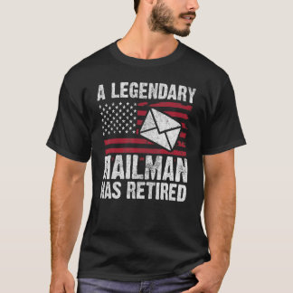郵便労退職した働者郵便配達人および郵便運送業者の退職者 Tシャツ