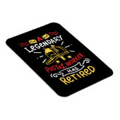 郵便労退職した働者郵便配達人退職金 マグネット (右側)