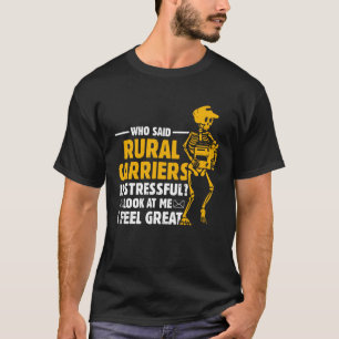 郵便勤務員郵便人地方輸送会社感じI素晴らし Tシャツ