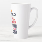 郵便勤務者の退職が自分の優先順位でなくなった カフェラテマグ (右)