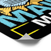 郵便勤務者郵便運送業者一等郵便配達人 ポスター (角)