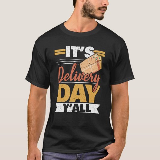 郵便勤務者郵便配達出荷郵便エスカー Tシャツ (正面)