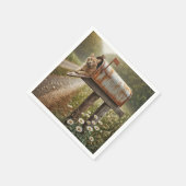 郵便受けに入れて生姜猫 スタンダードカクテルナプキン (角)