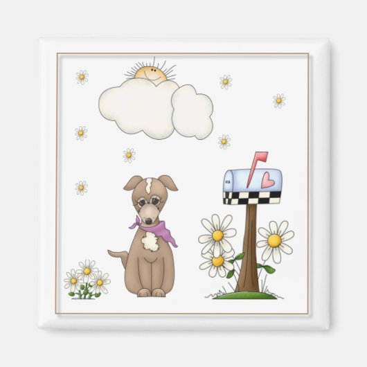 郵便受けコンパニオン磁石 マグネット (正面)