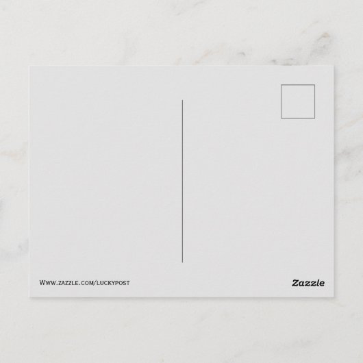 郵便受け郵便局横断用はがき ポストカード (裏面)